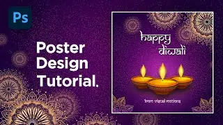 How to Create Creative Diwali Poster Design in Photoshop | Photoshop Tutorial in Hindi