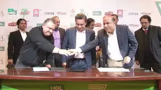 A Sports, PTV, and PCB sign the agreement for HBL PSL 7 Broadcast Rights, starting 27th Jan 2022