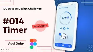 Create Timer Page with Figma | Daily UI Design Challenge 014