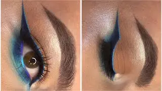 Make-up Tutorial cu tuș albastru (day2)