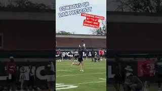 DAK PRESCOTT ✭ #COWBOYS QB THROWING PASSES AT &ldquo;TE U&rdquo; 🔥 Helping Out At Tight End University! 👀 #NFL