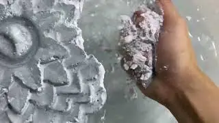 REFORMED GYMCHALK IN WATER | PLAY PASTE | ASMR | Oddly Satisfying | Anxiety Relief