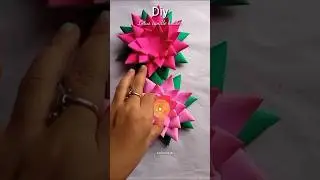 DIY Lotus CANDLE Holder COZY And CUTE | diwali 🪔  Room Decoration