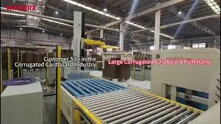Precise Corrugated Cardboard Palletizing &ndash; Automated Stacking Solution