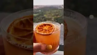 Stunning view of Central Park with delicious drinks