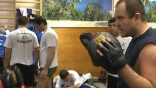 Михаил Малютин ( Michael Malutin )  & AE TEAM .Pre-fight train.. 22.04.2010г.-4