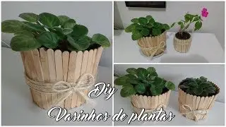 DECORANDO VASINHOS DE PLANTAS ( Lidy Artesanato)