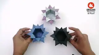 ⬅️💠ORIGAMI FLORERO HEXAGONAL💠⬅️