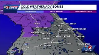 Temps to plunge in Orlando as arctic blast hits Florida