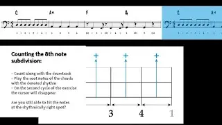 Playing & Counting - Eighths note subdivisions 1