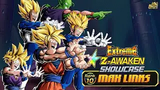 THE FIRST CARNIVAL EZA IS BUSTED! EZA STR LR SSJ GOKU MAX Links Rainbow Showcase! [Dokkan Battle]