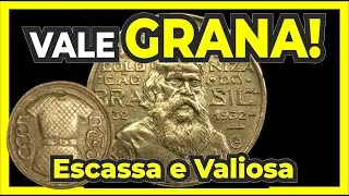 MOEDA RARA - COLETINHO VALIOSO E ESCASSO - 500 R&Eacute;IS 1932 - S&Eacute;RIE VICENTINA
