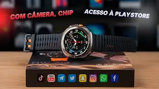 SMARTWATCH HW-S12 5G — O Relógio Que É Um CELULAR no Seu Pulso! (Unboxing e Review Completo)