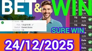 Correct Score Predictions for Today 24/12/2025 | Football predictions|Soccer predictions/Sure Wins