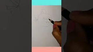 Angry bird||Pencil drawing|| Simple angry bird|| #shorts