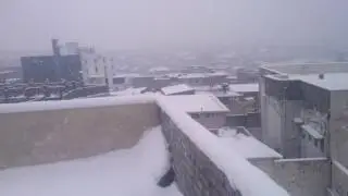 Memorable Snowfall in Mansehra 12 Feb 2016