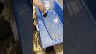 Caribbean Blue Bathtub with Epoxy