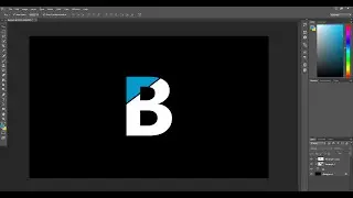 Letter B Logo I Adobe Photoshop I Logo Tutorial