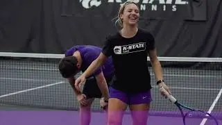 K-State Tennis - Coach Chase Mic'd Up