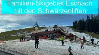 Familien-Skigebiet Eschach mit den Schw&auml;rzenliften