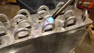 Aluminium evaporator coil leak repair