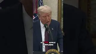 Trump Unveils Apple's Massive US Investment & Job Creation! #shorts