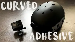 HOW TO - fix Curved Adhesive Mounts GOPRO to your Helmet - WAKEBOARDING