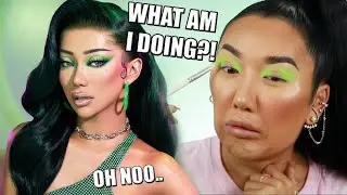 ONE DIP MAKEUP CHALLENGE RECREATING NIKITA X MORPHE CAMPAIGN