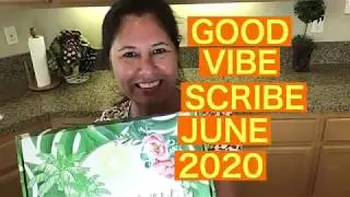 GOOD VIBE SCRIBE - JUNE 2020 - GREAT SUMMER BOX