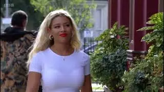 Eastenders Anna walks away from Cindy as she hears Cindy george and Elaine arguing scene