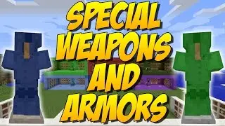 SPECIAL WEAPONS AND ARMORS: Mod De Armaduras Y Armas Especiales - Minecraft Mod 1.9.4