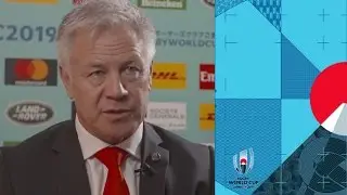 Georgia head coach Milton Haig reacts to Rugby World Cup draw