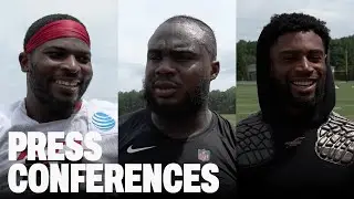 Grady Jarrett, Lorenzo Carter and more talk after Wednesday's scrimmage | 2024 AT&T Training Camp