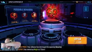 ОТКРЫТИЕ МАССИВНЫХ СФЕР - 2x 7red Elite - 160+ Prem - 4 мега - Тонны сфер Ultimus - Marvel Strike Force