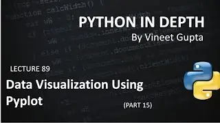 Lecture 89 Data Visualization Using Pyplot (Part-15)