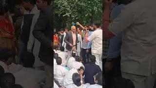 Knpc prayagraj ,💪😭student ne DM office pe protest 😭😭🥲💪 #justice #students #viral #video 