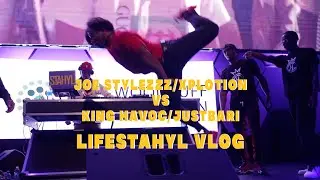 Joe Stylezzz Xplotion vs King Havoc JustBari (Exhibition Battle) DJ Stahyl | Lifestahyl Vlog