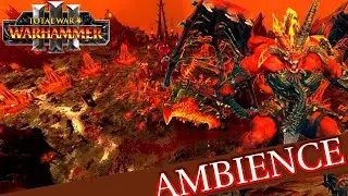 Total War WARHAMMER III: The Realm of Khorne I Ambience I Studying I Sleeping I ASMR I Peaceful I