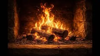 🔥 Cozy Side-Angle Fireplace | 9 Hours | Crackling Fire Sounds for Deep Sleep & Relaxation
