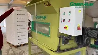 GREENMAX Polystyrene Compactor A-C300 Operated by Fish Fillet Factory in Netherlands