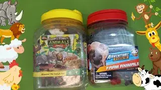 Wild Safari Animal Figurines|Farm animals Figurines|Sea Animals|Unboxing amd Review animal Figurines
