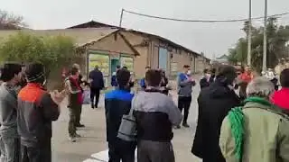 Continuation of the protest rally of the workers of Pars Haft Tappeh paper factory