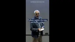 Professor explains why every card shuffle is unique &hearts;️&diams;️