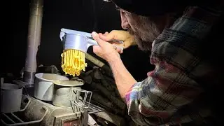 Passatelli BUSHCRAFT in a HOT TENT