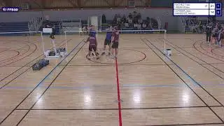 TOAC vs Talence - Interclubs Nationaux Badminton N2 - Terrain 2