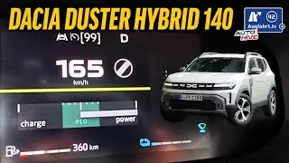 Tachovideo Dacia Duster Hybrid 140 Journey 0-100 kmh kph 0-60 mph Beschleunigung Acceleration