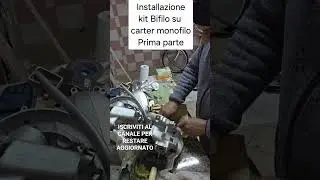 montaggio kit BiFilo su carter monofilo parte 1