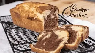 Marmorkuchen - ein einfacher, flaumiger Kuchen aus der Kastenform
