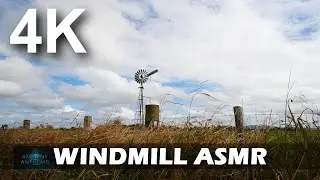 asmr nature, 4K Windmill ASMR with Natural Sounds