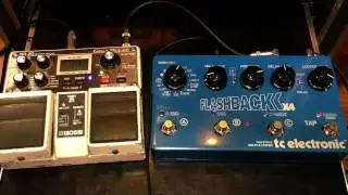 TC Electronic Flashback X4 против Boss DD-20 Giga Delay